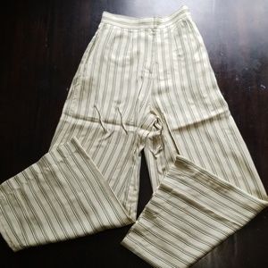 H&M Striped Flared Pants